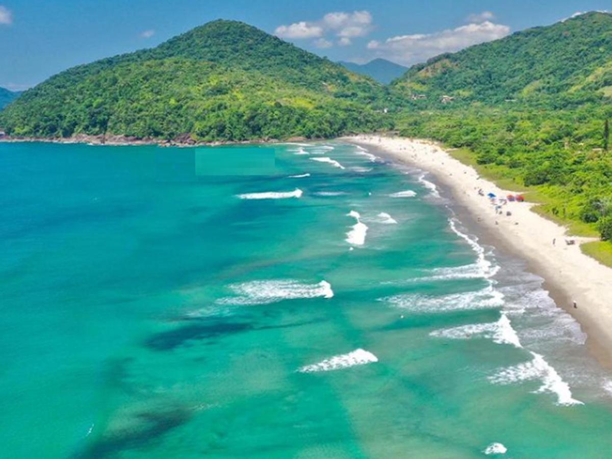 Apartamento Ubatuba Proxima A Praia Grande Com Wifi Esterno foto
